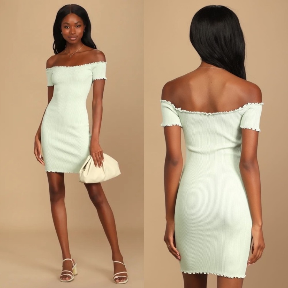 Lulus Growing Bolder Ribbed Bodycon Dress | Summer Vacation | Size S